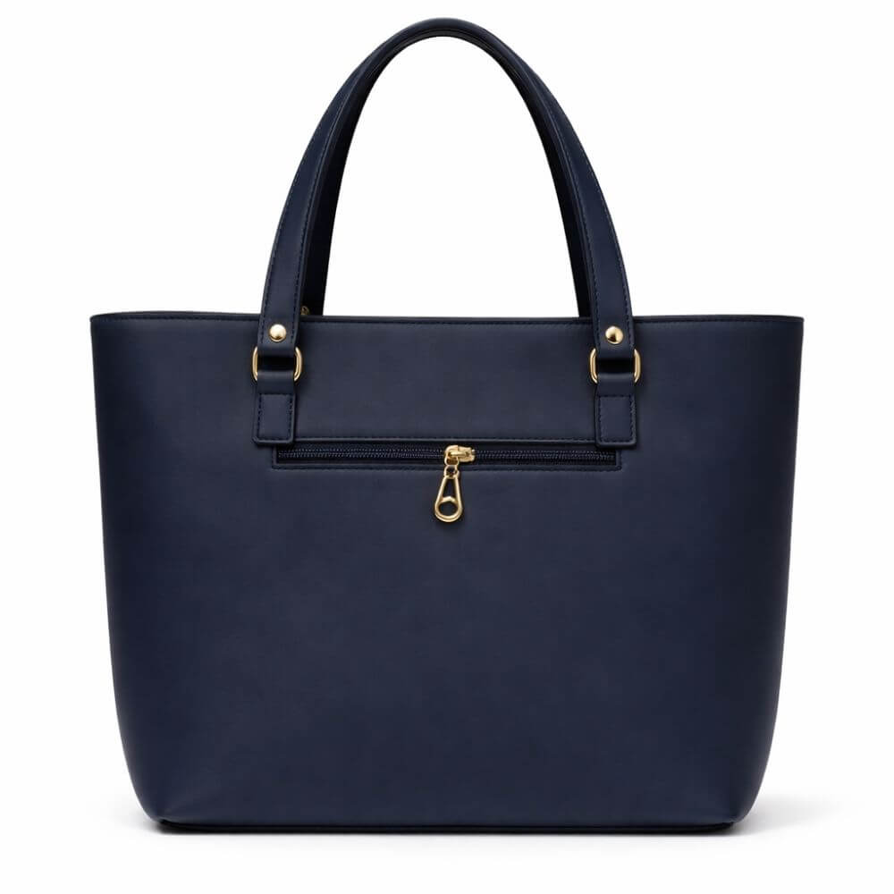 Luxe Everyday Carry Tote (Navy blue)